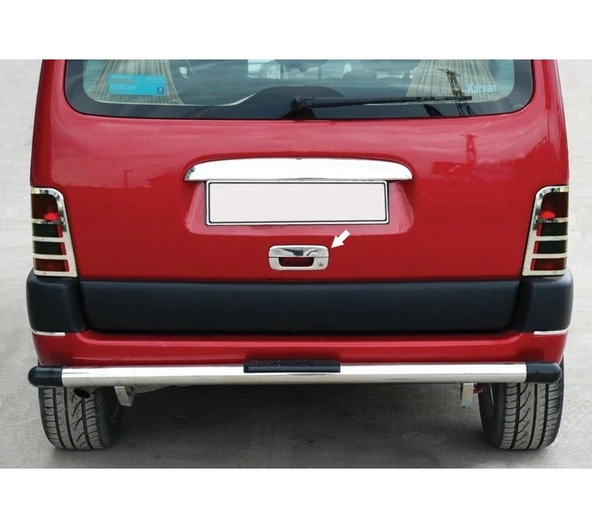 Bagaj Açma Krom 2 Parça Berlingo-1 Mini Van 1996-2008 Arası Modeller İçin - Resim 4