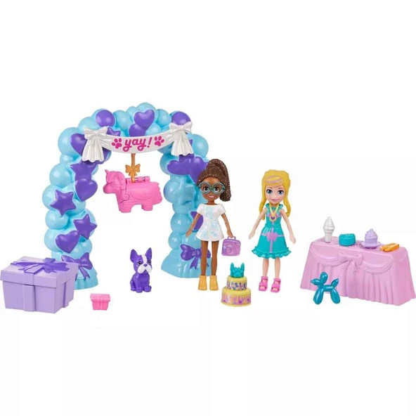 Polly Pocket Polly’nin Doğum Günü Partisi Paketi JCC33 ürün görseli 1
