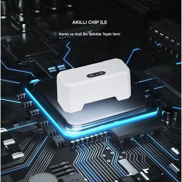 HyMark Otomatik WC Tuvalet Sifonu Kızılötesi Sensörlü Temassız Akıllı Sensör Şarjlı Dahili Pil - Resim 8