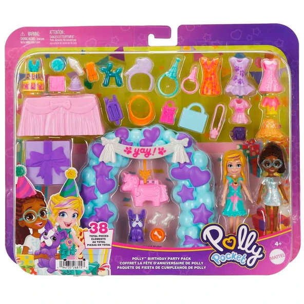 Polly Pocket Polly’nin Doğum Günü Partisi Paketi JCC33 - Resim 4