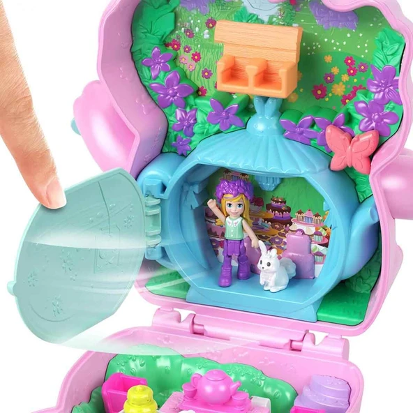 Polly Pocket ve Maceraları Kompakt Oyun Seti JFG56 JCR40 - Resim 3