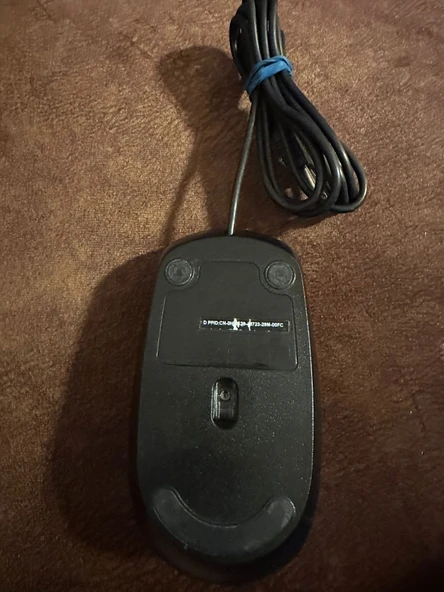 Dell USB Mouse, Optical, 1000 dpi, Black  2.EL KULLANILMIŞ ÇOK TEMİZ - Resim 2
