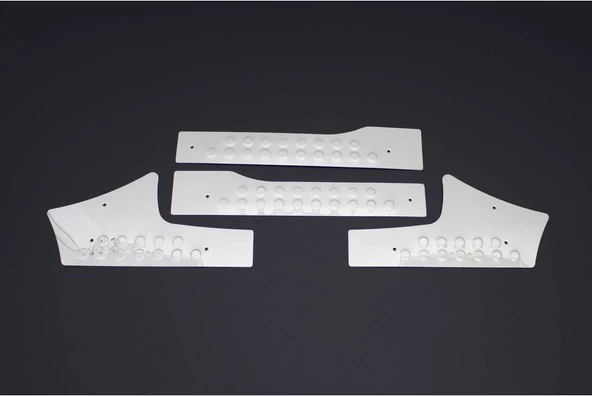 İç Kapı Eşiği Krom 4 Parça Berlingo-2 Mini Van 2008-2018 Arası Modeller İçin ürün görseli 1