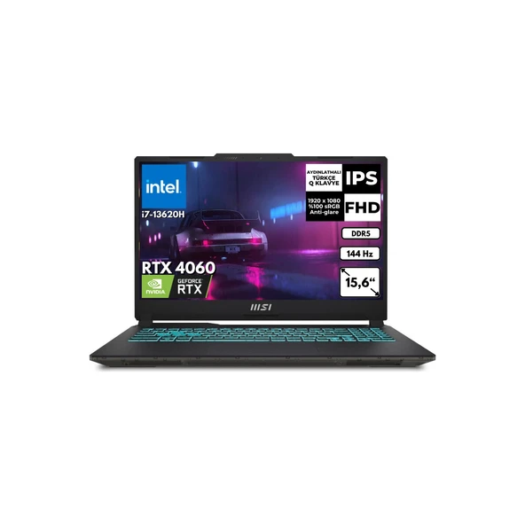 Msı Cyborg 15 I7-13620H 32 GB 1 Tbssd 8gb RTX4060 15.6" 144Hz Fhd Windows 11 Home Taşınabilir Bilgisayar A13VF-892XTRAT43 ürün görseli