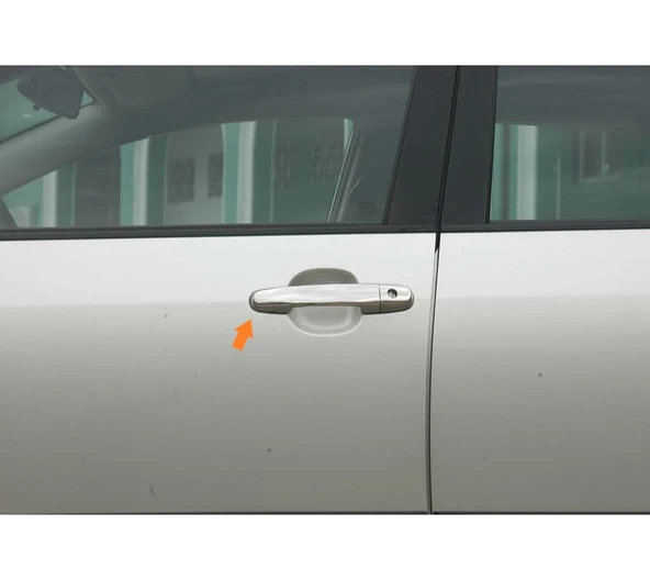 Kapı Kolu Krom 4 Kapı Corolla HB 2002-2007 Arası Modeller İçin - Resim 3