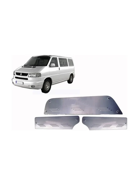 Kapı Eşiği Krom 3 Parça T5 Transporter Van 2010 Ve Sonrası Modeller İçin ürün görseli 1