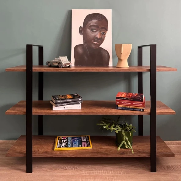 Sam Concept Studio Deni Kitaplık Rafı - Resim 2