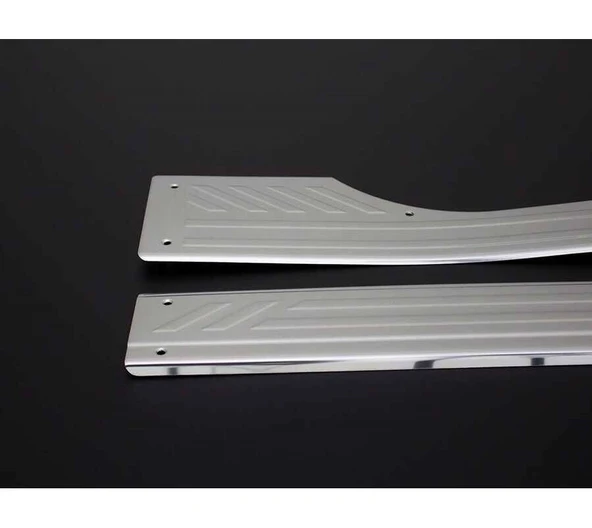 İç Kapı Eşiği Krom 4 Parça Doblo-2 Panel Van LAV 2010 Ve Sonrası Modeller İçin - Resim 3