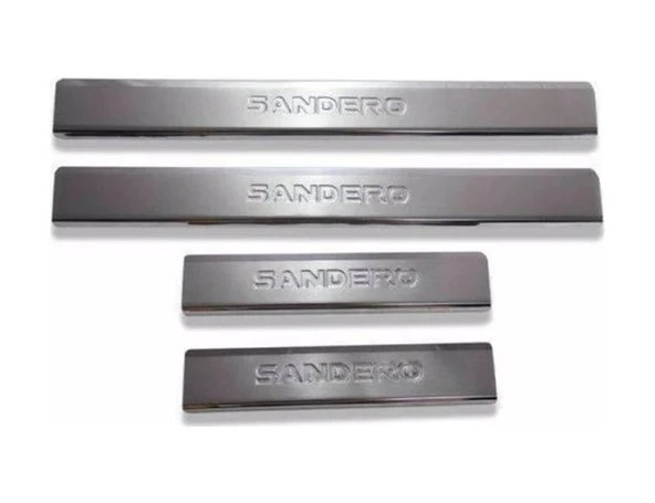 Kapı Eşiği Krom 4 Parça Sandero-3 HB 2020 Ve Sonrası Modeller İçin ürün görseli 1