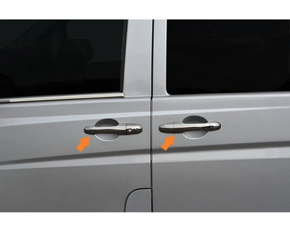 Kapı Kolu Krom 3 Kapı Vito W639 Van 2004-2014 Arası Modeller İçin - Resim 3