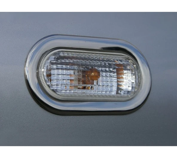 Citroen Nemo Uyumlu Sinyal Çerçevesi Krom 2 Parça 2007 Ve Sonrası Modeller İçin - Resim 2