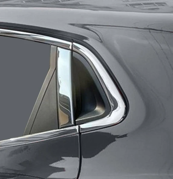 Renault Clio-5 Uyumlu Kapı Kolu Ön - Arka Krom 4 Kapı 2019 Ve Sonrası Modeller İçin - Resim 4