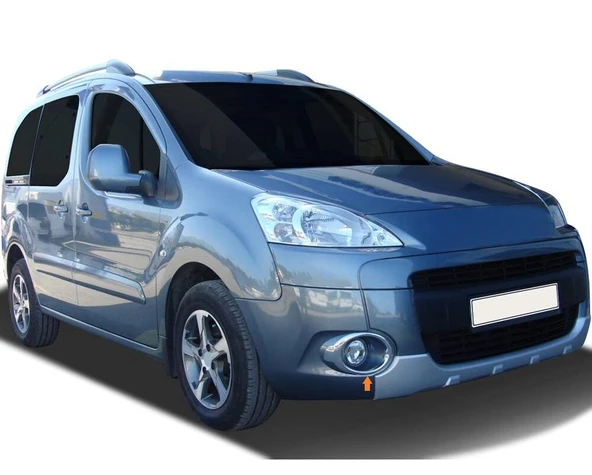 Sis Far Çerçevesi Abs Krom 2 Parça Tepee Mini Van 2008-2015 Arası Modeller İçin - Resim 2