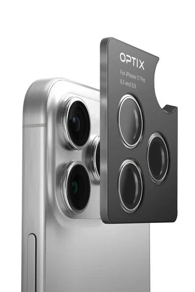 İphone 17 Pro / İphone 17 Pro Max Lens Koruyucu Şeffaf Dayanıklı Çerçeve - 5