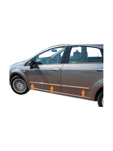 Yan Kapı Çıtası Krom 4 Parça Linea SD 2012 Ve Sonrası Modeller İçin - Resim 2