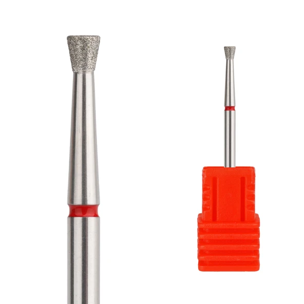 Wien Elmas Manikür Törpü Ucu Düz Uçlu Ters Konik Model Kırmızı 025 ürün görseli