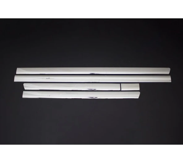 VW T5 Transporter Uyumlu Yan Kapı Çıtası Kısa Şase Krom 5 Parça 2003 - 2023 Arası Modeller İçin - Resim 4