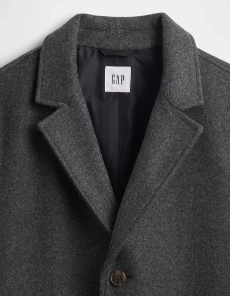 Gap V-Top Coat 791204 Relaxed Palto Palto Trençkaşe Erkek Ceket - 3