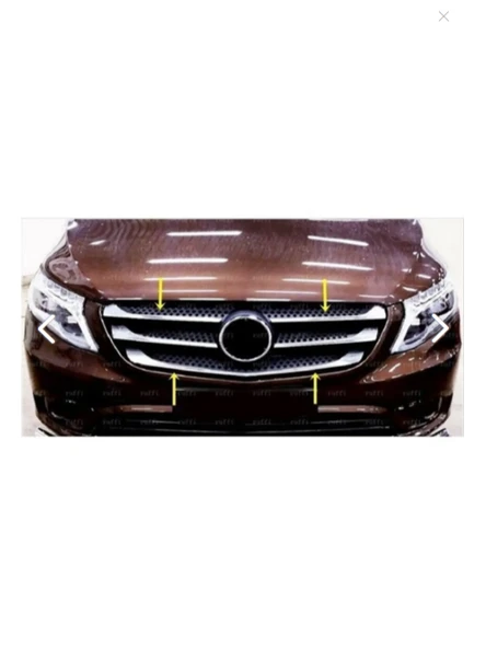 Ön Panjur Krom 5 Parça Vito W447 Van 2020 Ve Sonrası Modeller İçin ürün görseli 1