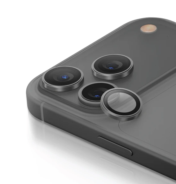 İphone 17 Pro / İphone 17 Pro Max Lens Koruyucu Cam Anti-Reflective Alüminyum Dayanıklı Çerçeve - 4