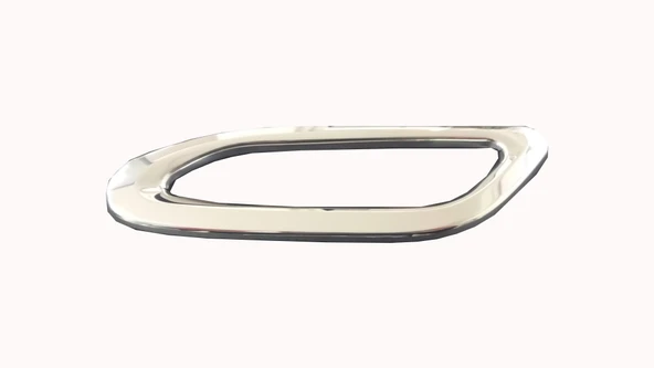 Fiat Egea SD / HB Uyumlu Sinyal Çerçevesi Mat Krom 2 Parça 2015 Ve Sonrası Modeller İçin - Resim 4