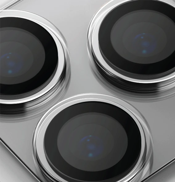 İphone 17 Pro / İphone 17 Pro Max Lens Koruyucu Şeffaf Dayanıklı Çerçeve - 4