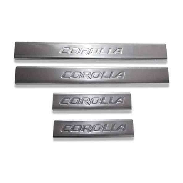 Kapı Eşiği Krom 4 Parça Corolla SD 2013-2018 Arası Modeller İçin ürün görseli 1
