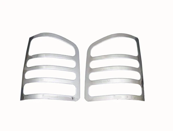 VW T5 Caravelle / Multivan Uyumlu Stop Çerçevesi Krom 2 Parça 2003 - 2010 Arası Modeller İçin ürün görseli 1