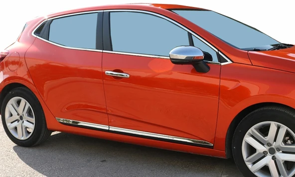 Renault Clio-5 Uyumlu Kapı Kolu Ön - Arka Krom 4 Kapı 2019 Ve Sonrası Modeller İçin - Resim 5