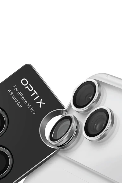 İphone 17 Pro / İphone 17 Pro Max Lens Koruyucu Şeffaf Dayanıklı Çerçeve - 6