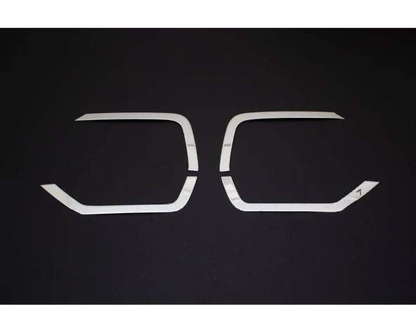 VW T6.1 Transporter Uyumlu Sis Far Çıtası Alt Ve Üst Krom 4 Parça 2020 - 2023 Arası Modeller İçin ürün görseli 1