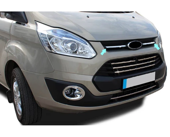 Ön Panjur Krom 2 Parça Tourneo Custom Van 2012 Ve Sonrası Modeller İçin - Resim 2