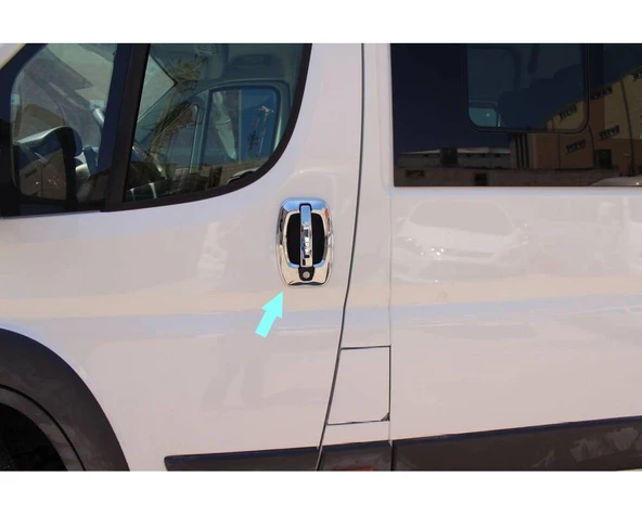 Kapı Kolu Ve Çerçevesi Krom 4 Kapı 8 Parça Jumper Van 2006 Ve Sonrası Modeller İçin - Resim 3