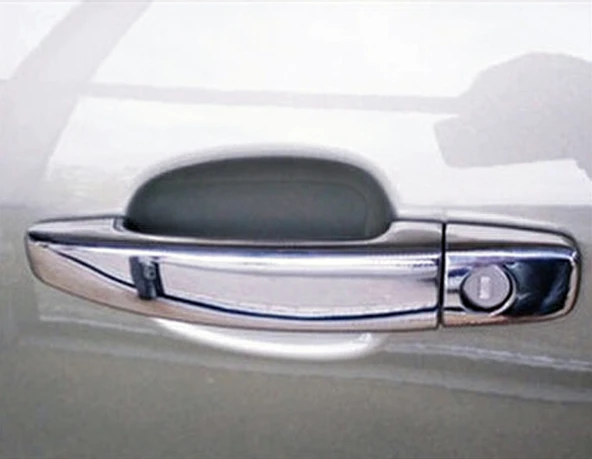 Chevrolet Aveo Uyumlu Kapı Kolu 2 Delikli Krom 4 Kapı SD 2006 - 2018 Arası Modeller İçin ürün görseli 1