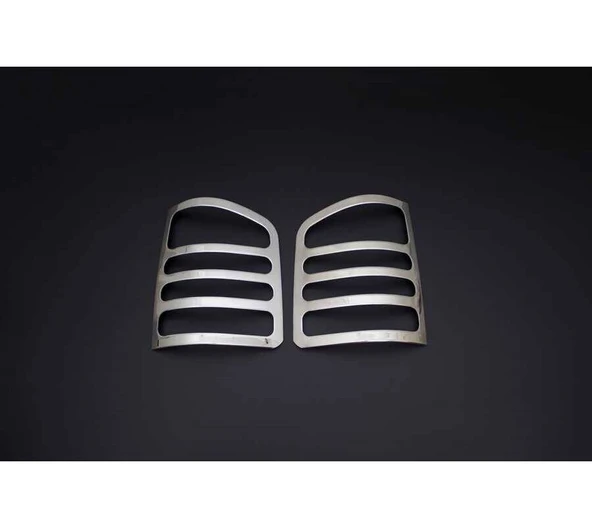 VW T5 Caravelle / Multivan Uyumlu Stop Çerçevesi Krom 2 Parça 2003 - 2010 Arası Modeller İçin - Resim 3