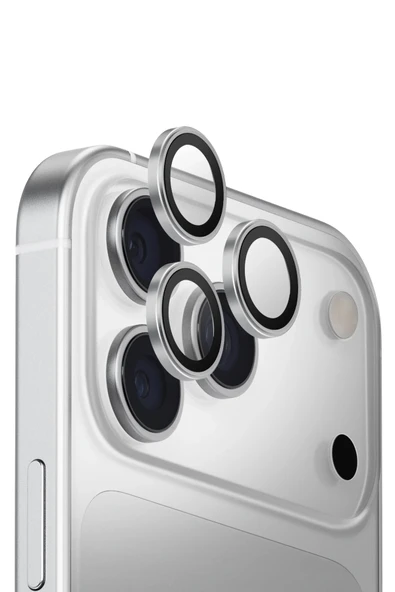İphone 17 Pro / İphone 17 Pro Max Lens Koruyucu Cam Anti-Reflective Alüminyum Dayanıklı Çerçeve - 1