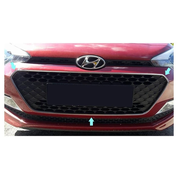 Ön Panjur Çerçevesi Krom 2 Parça İ20 HB 5D 2014 Ve Sonrası Modeller İçin - Resim 2