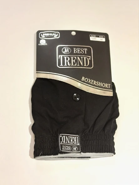 Monalisa Home Lastikli  Düğmeli Siyah Renk XL Beden Boxershort ürün görseli