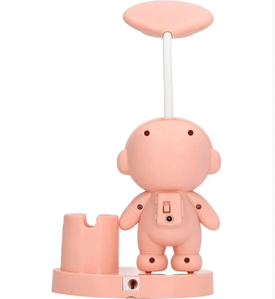 LED Astronot Masa Lambası Ve Kalemlik - 4