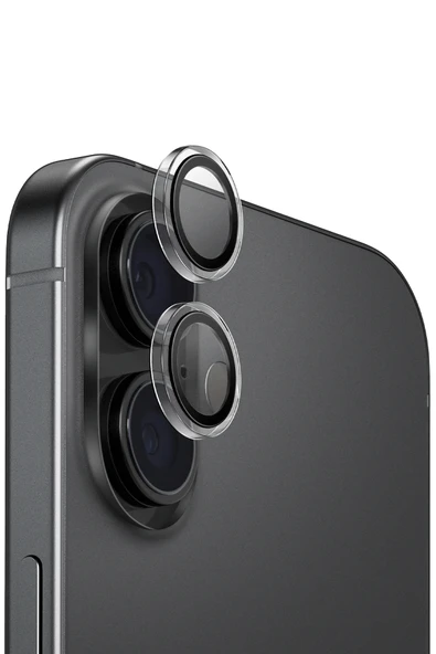 İphone 17 Lens Koruyucu Şeffaf Ultra İnce Tasarım Dayanıklı Çerçeve - 1