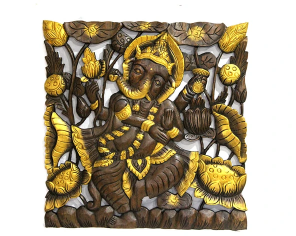 Ahşap Duvara Asmalı El Oyması Pano ürün görseli 1