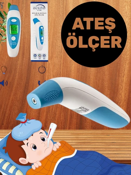 Kulak & Alın Ateş Ölçer, Temassız ve Pratik, - Resim 3