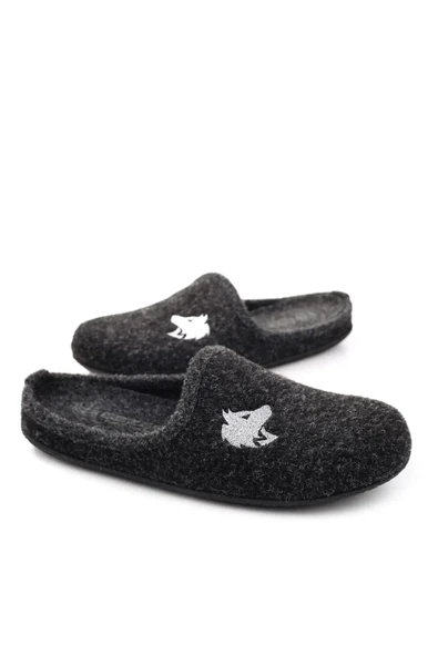 Monalisa Home Lüks Gösterişli Kışlık Siyah Renk 40 Numara Terlik ürün görseli