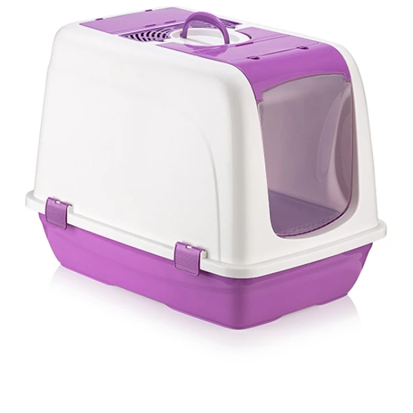 Mikopet Büyük Kapalı Kedi Tuvaleti - Resim 5