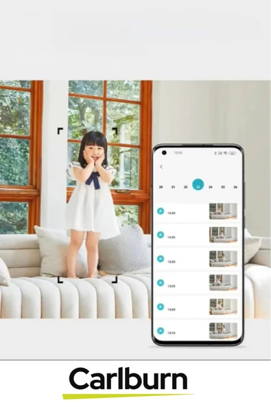 Çift Yönlü Dinleme Konuşma Gece Görüş 360 Derece Panoramik Uygulama Destek Wi-Fi Ev Güvenlik Kamera - 4