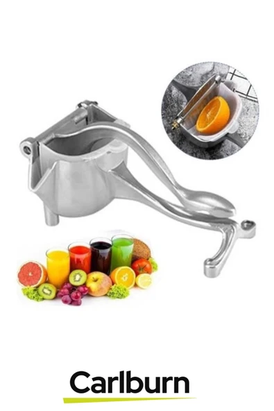 Özel Üretim Zararsız Yüzey Kaplamalı Portakal Limon Nar Paslanmaz Metal Meyve Sıkacağı El Presi - 3
