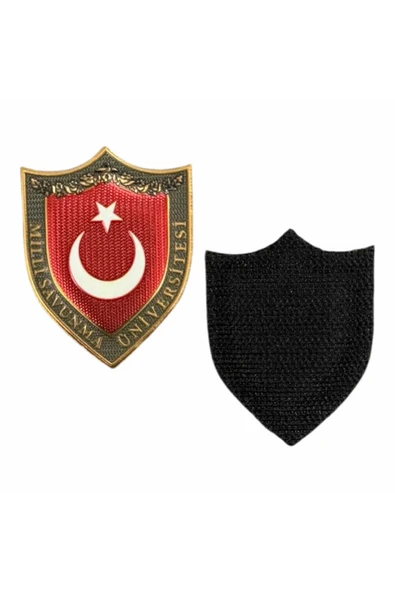 Milli Savunma Üniversite Arması 3d, 2025 Yeni Model Tip Cırtlı, Standart Ölçü, 1.sınıf Kalite ürün görseli