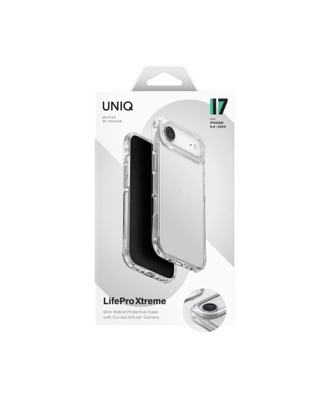 İphone 17 Air Kılıf LifePro Xtreme AirLite™ Köşe Koruma Teknolojisi Şeffaf Kapak - 5