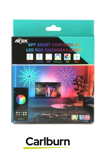 Özel Üretim IP20 Koruma 5V Usb Giriş Yapıştırılabilen RGB Şerit LED İç Mekan Palmiye Aydınlatma - 3