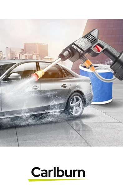 Premium Süper Güçlü 48V Şarjlı Çift Bataryalı Taşınabilir Basınçlı Yıkama Bahçe Sulama Oto Tabancası - 5